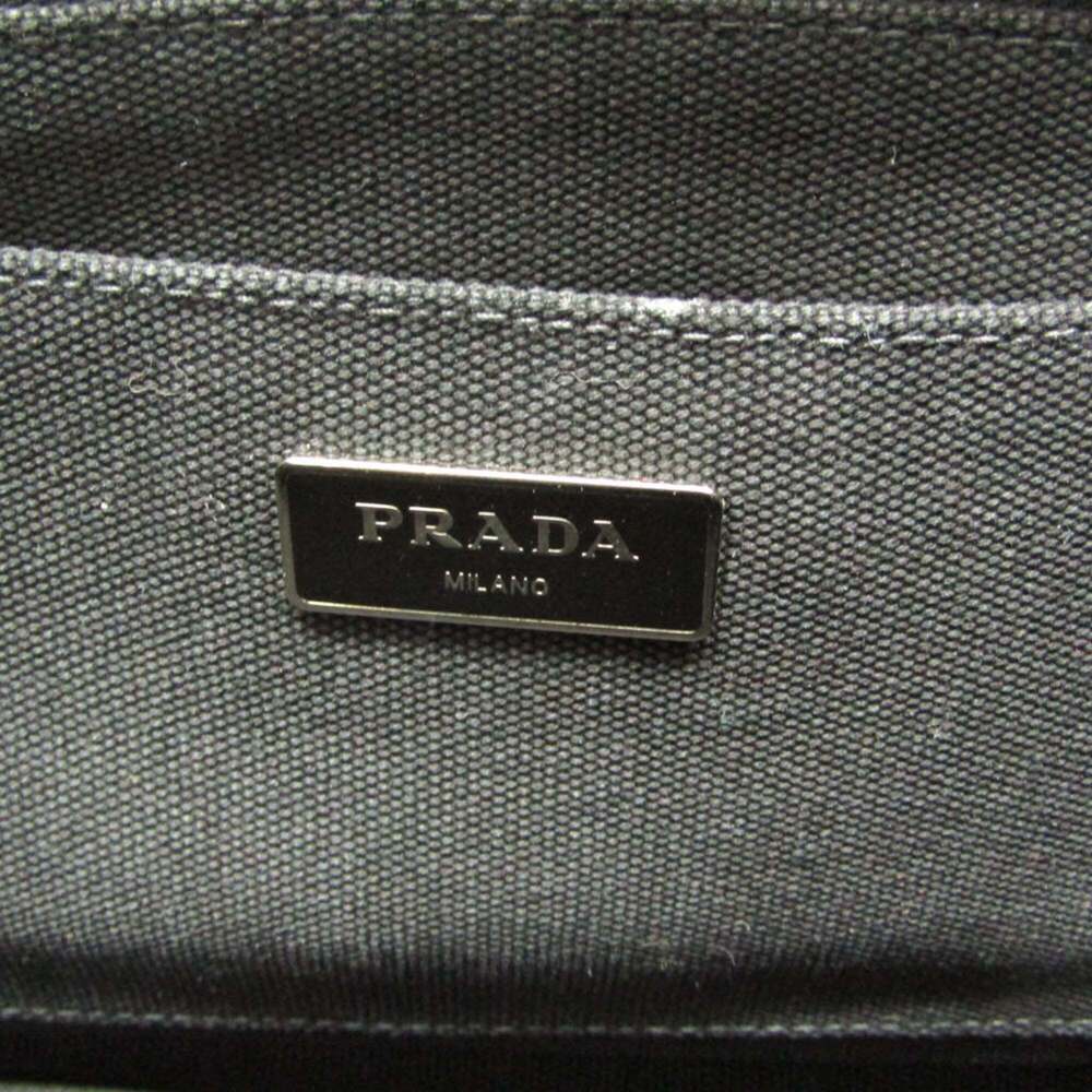 PRADA Brown Canvas Shoulder Bag - Picture 10 of 12